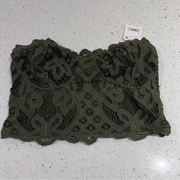 FREE PEOPLE adella corset TOP NWOT - Picture 5 of 5